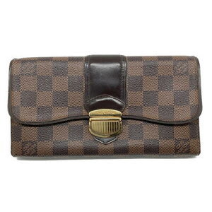 Louis Vuitton Sistine Portefeuille Damier Ebene Brown